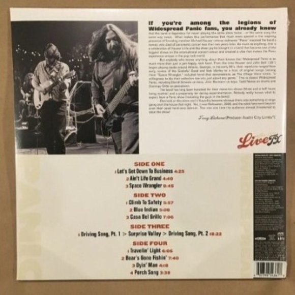 Widespread Panic Austin, TX 2-LP - Jack-O-Lantern Colored Vinyl ~ Ltd Ed 2,000 - Picture 3 of 3